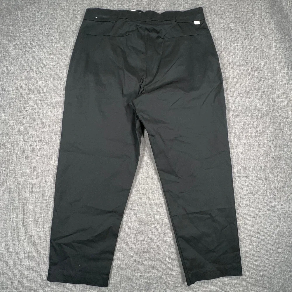 Nike Woven Unlined Cropped Sneaker Pants Mens 34 Black Drawstring DD7032 NEW